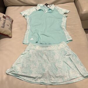 Adidas Aqua Blue Sports Set